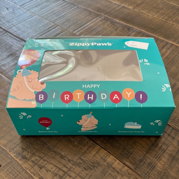 NEW! Zippy Paws Pet Dog Pup Birthday/Celebration Box (Empty) - Picture 3 of 9